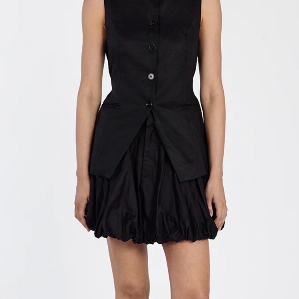 Dissh Linen Bubble Skirt